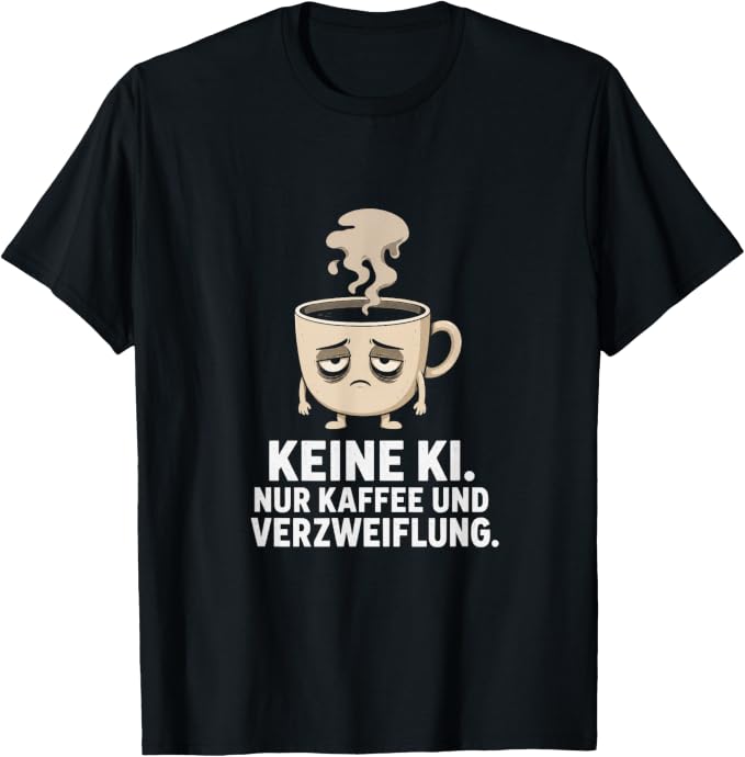 Keine KI. Nur Kaffee und Verzweiflung.